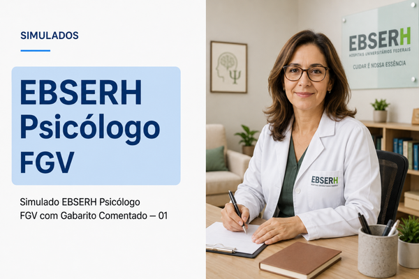 Simulado EBSERH Psicólogo FGV com Gabarito Comentado — 01