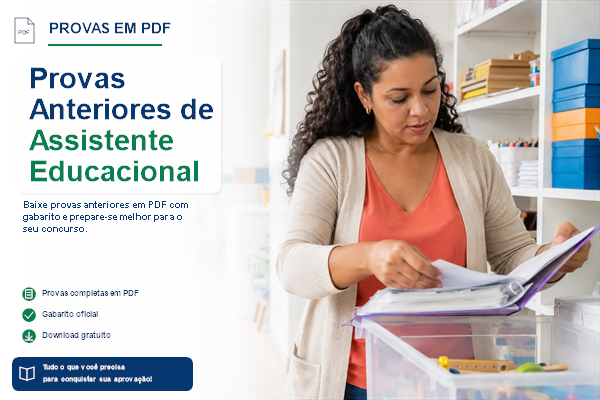 Provas Anteriores de Assistente Educacional