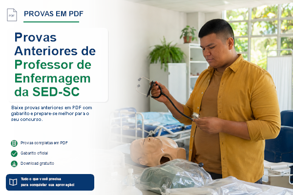 Provas Anteriores de Professor de Enfermagem