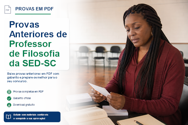Provas Anteriores de Professor de Filosofia