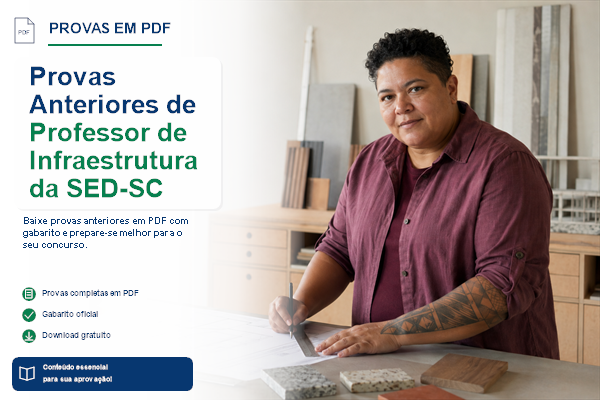 Provas Anteriores de Professor de Infraestrutura