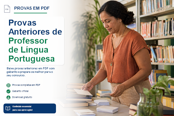 Provas Anteriores de Professor de Língua Portuguesa