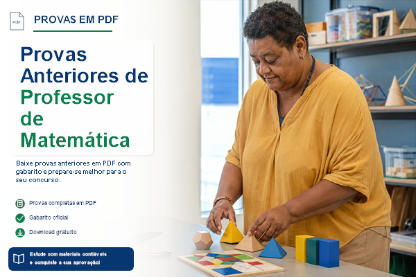 Provas Anteriores de Professor de Matemática