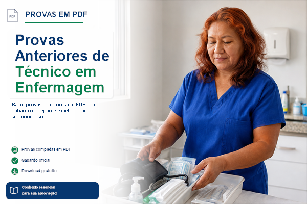 Provas Anteriores de Técnico em Enfermagem