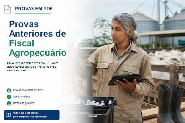 Provas Anteriores de Fiscal Agropecuário