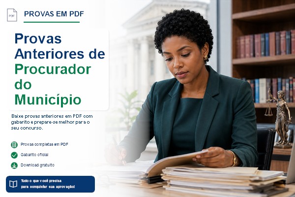Provas Anteriores de Procurador do Município