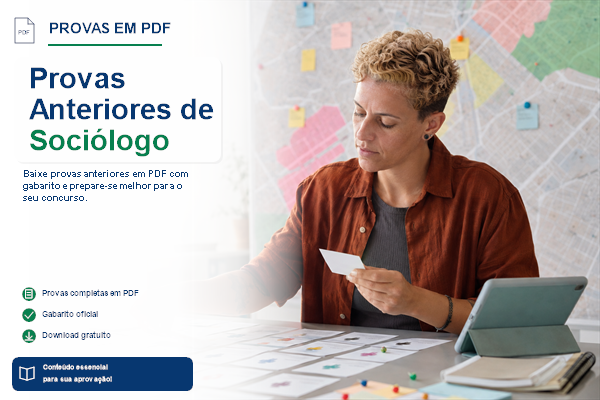 Provas Anteriores de Sociólogo
