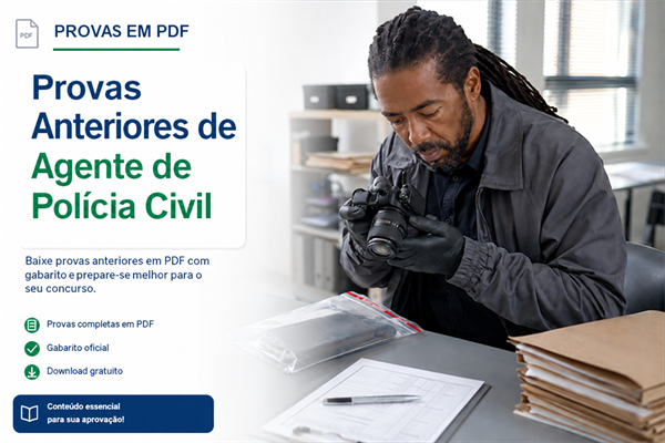 Provas Anteriores de Agente de Polícia Civil