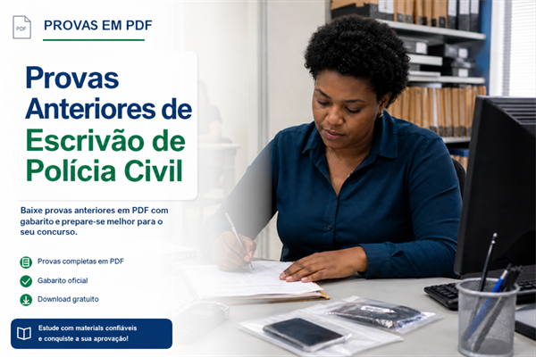 Provas Anteriores de Escrivão de Polícia Civil