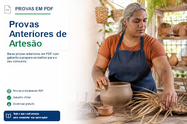 Provas Anteriores de Artesão