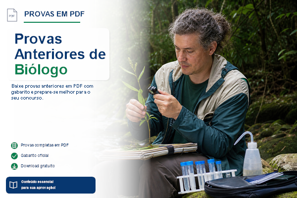 Provas Anteriores de Biólogo