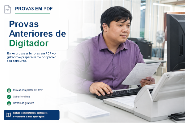 Provas Anteriores de Digitador