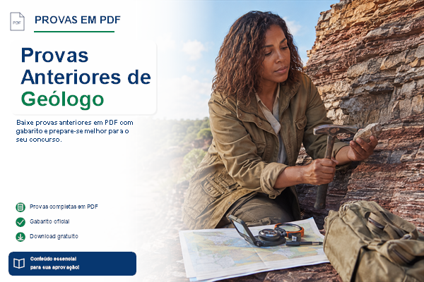 Provas Anteriores de Geólogo