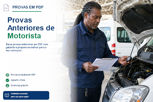 Provas Anteriores de Motorista