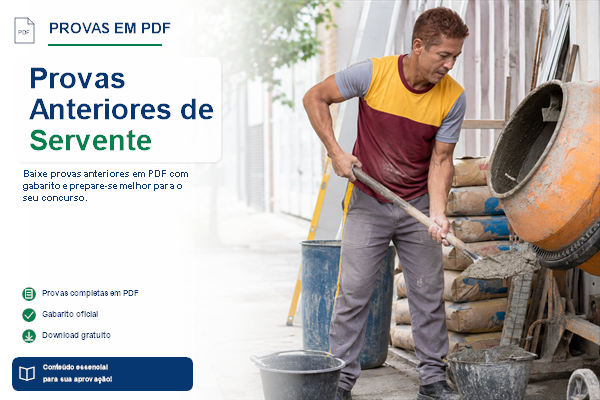 Provas Anteriores de Servente