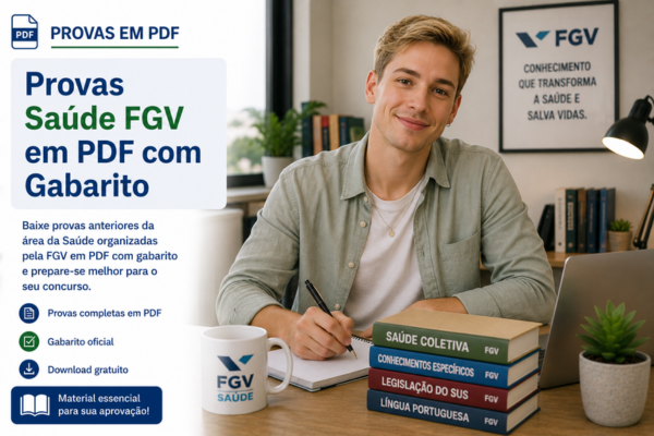 Provas Saúde FGV em PDF com Gabarito