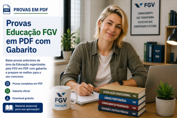 Provas Educação FGV em PDF com Gabarito