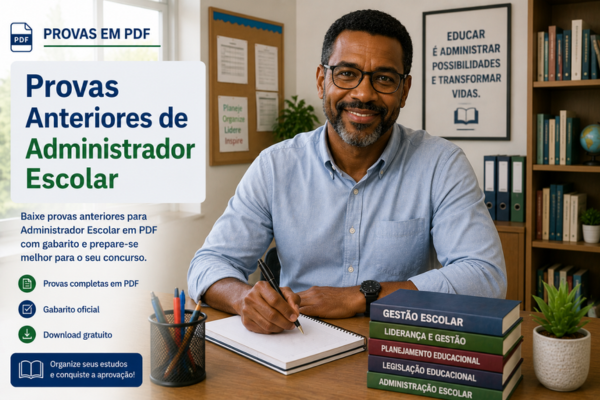 Provas Anteriores de Administrador Escolar