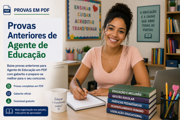 Provas Anteriores de Agente de Educação