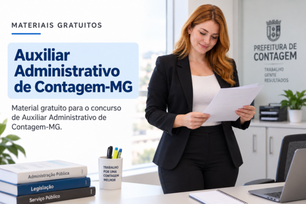 Auxiliar Administrativo de Contagem-MG - Material Gratuito