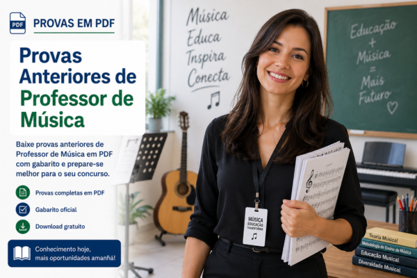 Provas Anteriores de Professor de Música