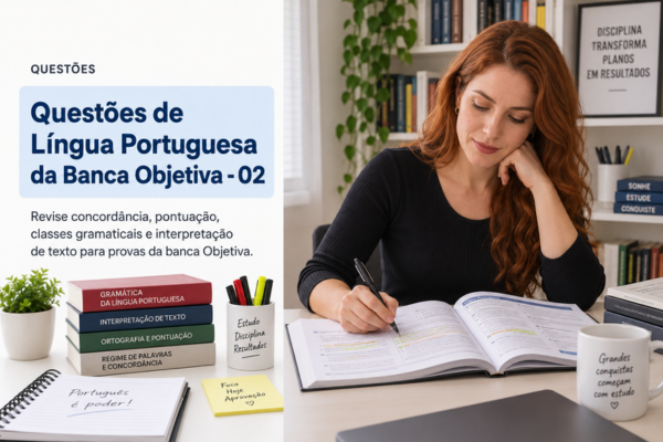 Questões de Língua Portuguesa da Banca Objetiva - 02