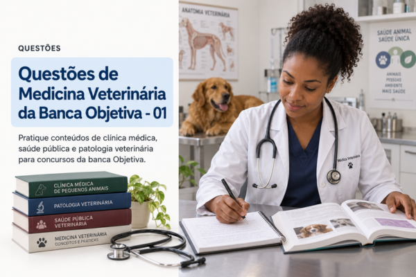 Questões de Medicina Veterinária da Banca Objetiva - 01