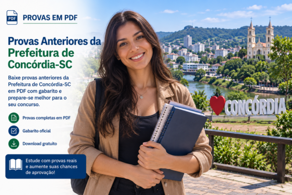 Provas Anteriores da Prefeitura de Concórdia-SC