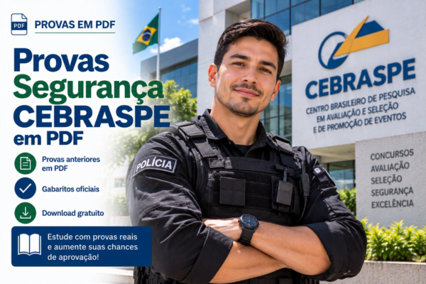 Provas Segurança CEBRASPE em PDF
