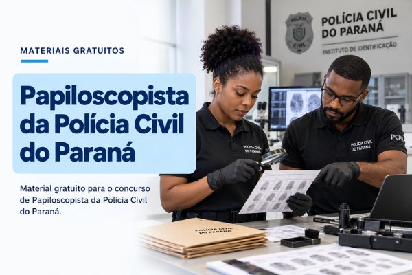Papiloscopista da Polícia Civil do Paraná - Material Gratuito
