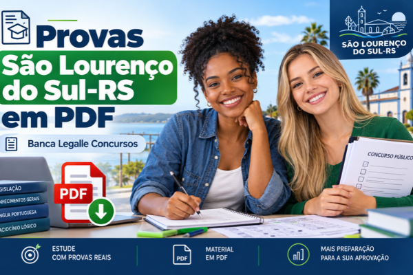 Provas Anteriores da Prefeitura de São Lourenço do Sul-RS